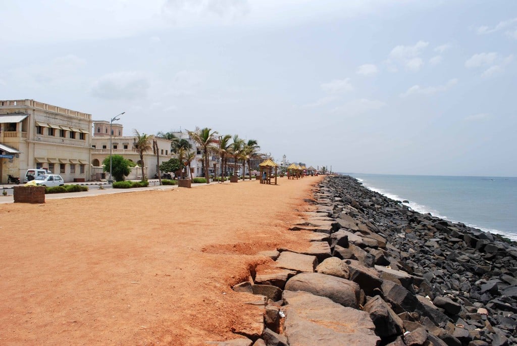 The Promenade in Pondicherry, Photo Courtesy of Sanyam Bahga via Wikimedia Commons
