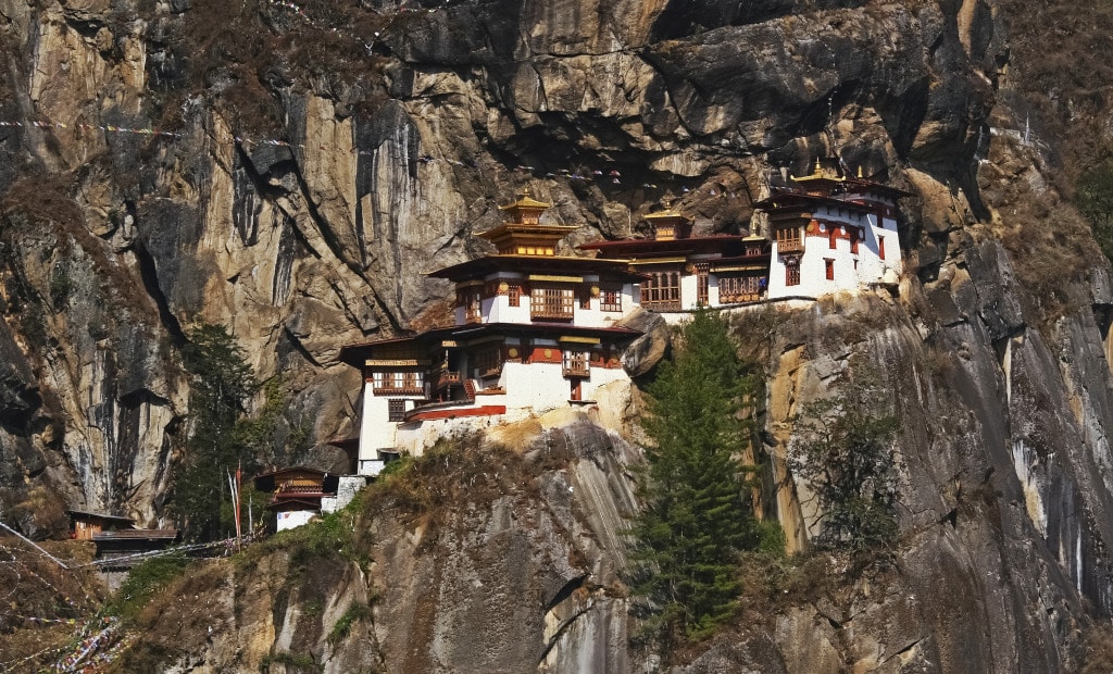 Taktshang Monastery (Tiger's Nest) in Bhutan