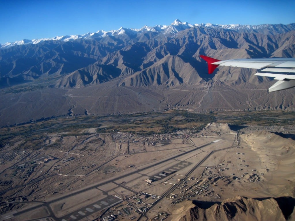 Flying into Ladakh, photo courtesy of Wikimedia