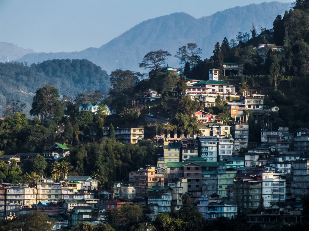 Gangtok_from_Tibet_Road_Courtesy Wikimedia